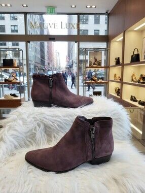 NATURALIZER BARON SZ 7 M ANKLE SUEDE BOOTIES BOOTS NWOB